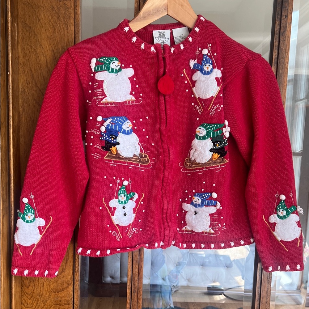 Tiara Snowman Sweater